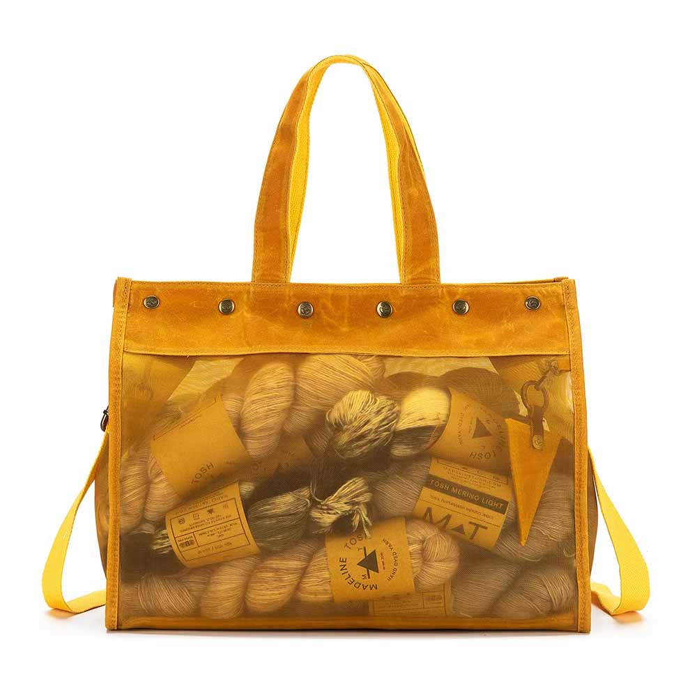 Della Q Makers Mesh Tote Handtasche 38x25x15cm 1Stk De Bondt