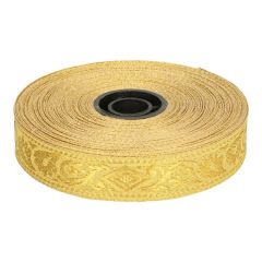 Gewebtes Band gold oder silber 22 mm - 16,40m