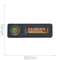 Label Fashion and Concision 62x19mm blau - 5Stk