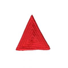Applikation Dreieck rot glänzend- 5 Stück