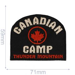 Applikation Canadian Camp - 5 Stück