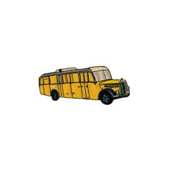 Applikation Bus, gelb - 5 Stück