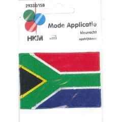 Applikation Flagge Süd Afrika - 5 Stück
