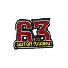 Applikation 63 motor racing - 5 Stück