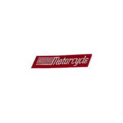 Applikation Motorcycle rot - 5 Stück
