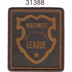 Applikation Northwest league, braun - 5 Stück