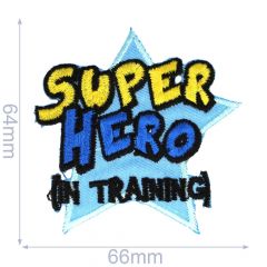 Applikation Super hero in training Stern - 5Stk