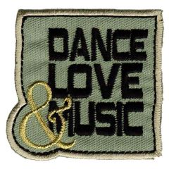 Applikation Dance Love Music - 5Stk