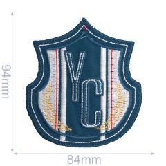 Applikation Wappen YC - 5 Stück