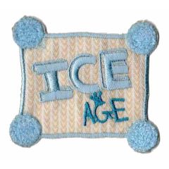 Applikation Viereck ICE AGE- 5 Stück