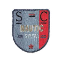 Applikation SC Nautic Wappen rot - 5 Stück