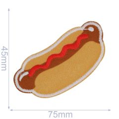 Applikation Hotdog - 5 Stück