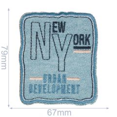 Applikation NY Jeans - 5 Stück