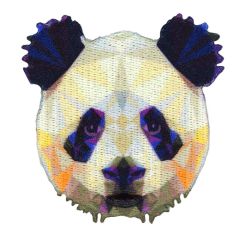 HKM Applikation Panda - 5Stk