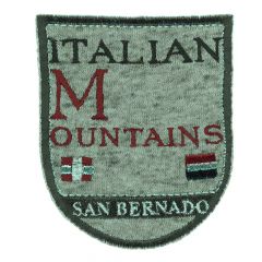 HKM Applikation Wappen Italien Mountains - 5Stk