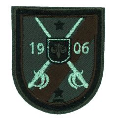 HKM Applikation Wappen 1906 gekreuzte blaue Schwerter - 5Stk