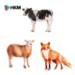 HKM Applikation Bauernhoftiere - 3Stk