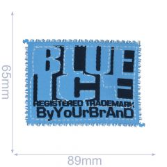 HKM Applikation blue ice by your brand - 5Stk