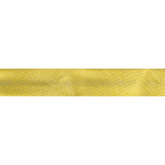 Satin Schrägband 20mm gold - 125m