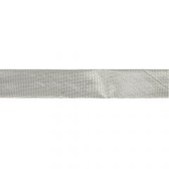 Satin Schrägband 20mm silber - 125m