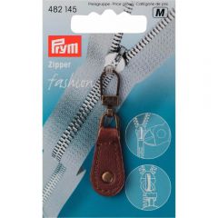 Prym Fashion-Zipper Leder braun - 5Stk