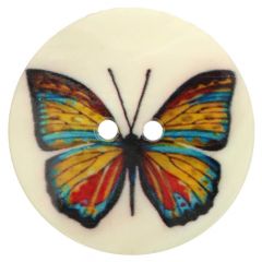 Knopf Perlmutt Schmetterling - 20-50 Stück