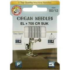 Organ Needles Eco-Pack ELX705 Chrom SUK 5 Nad. - 20Stk