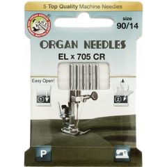 Organ Needles Eco-Pack ELX705 Chrom 5 Nadeln - 20Stk