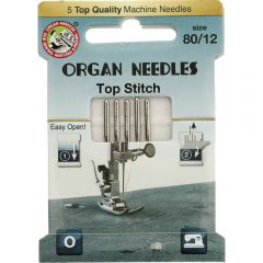 Organ Needles Eco-Pack Top Stitch 5 Nadeln - 20Stk
