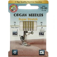 Organ Needles Eco-Pack Super Stretch 5 Nadeln - 20Stk