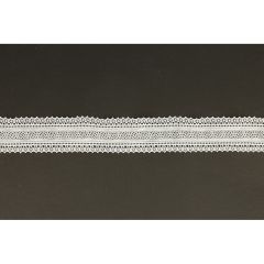 Nylon Spitzenband elastisch 36mm - 25m