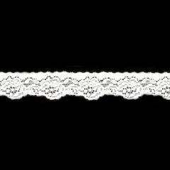 Nylon Spitzenband elastisch 28mm - 25m