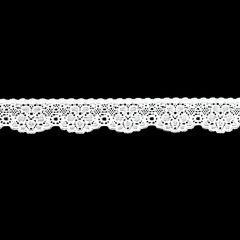 Nylon Spitzenband elastisch 25mm - 25m