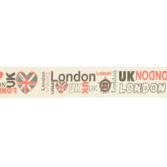 Band London Text 25mm 25 m