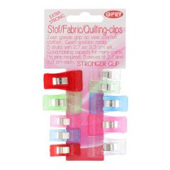 Opry Stoff Quilting Clips Extra Stark 27-33mm - 6x10Stk