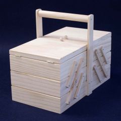 Nähbox Holz Ausziehbar klein & groß - 1Stk