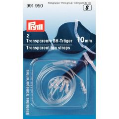 Prym BH-Träger 10mm transparent - 5x2Stk