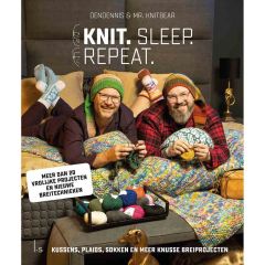 Sleep, knit, repeat NL - Dendennis & Mr. Knitbear - 1Stk