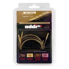 Addi Click Seile Set Bambus 60-80-100cm und Kupplung - 1Stk
