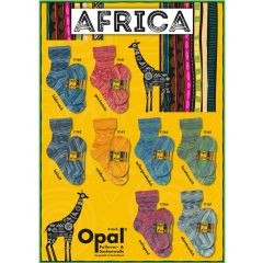 Opal Africa 4-fach 5x100g - 8 kleuren - 1Stk