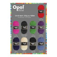 Opal Uni 6-fach 5x150 - 9 Farben - 1Stk