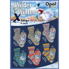 Opal XLarge Wilder Winter 4x150gr - 6 Farben - 1Stk