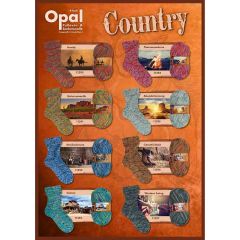 Opal Country 4-fach 5x100g - 8 Farben - 1Stk