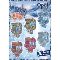 Opal XLarge Frosty Ice 8-fach 4x150g - 6 Farben - 1Stk