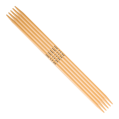 Addi Strumpfstricknadeln Bambus 20cm 2.00-10.00mm - 5Stk