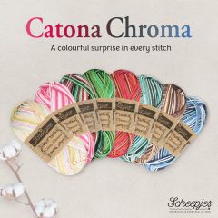 Scheepjes Catona Chroma assortiment 5x50g - 8 Farben - 1Stk