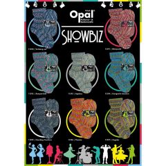 Opal Showbiz 4-fach 5x100gr - 8 Farben - 1Stk